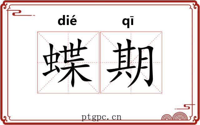 蝶期 蝶期