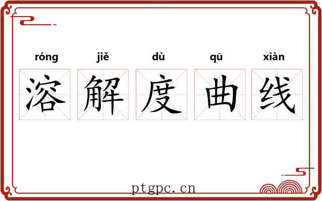 溶解度曲线