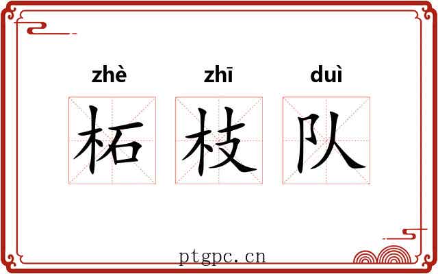 柘枝队
