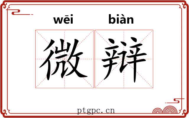微辩