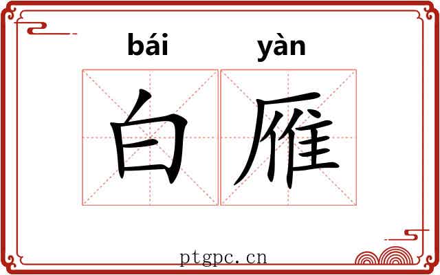 白雁 白雁