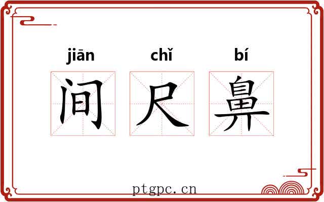间尺鼻