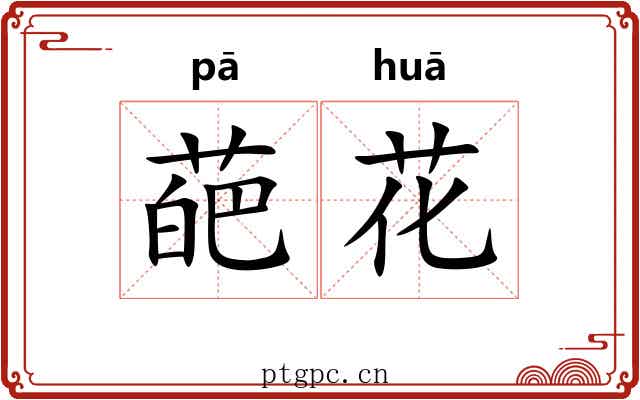 葩花