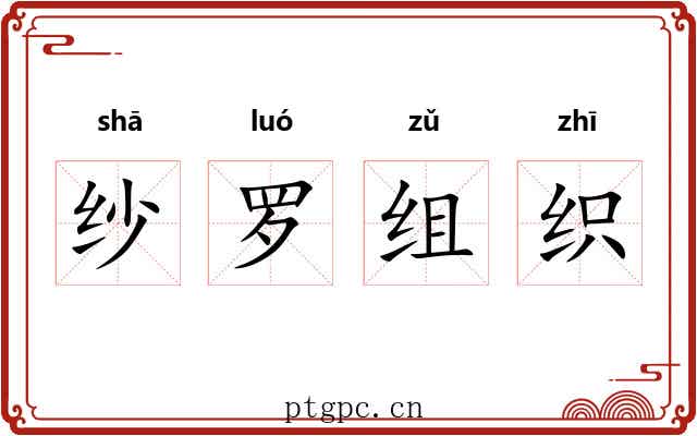 纱罗组织