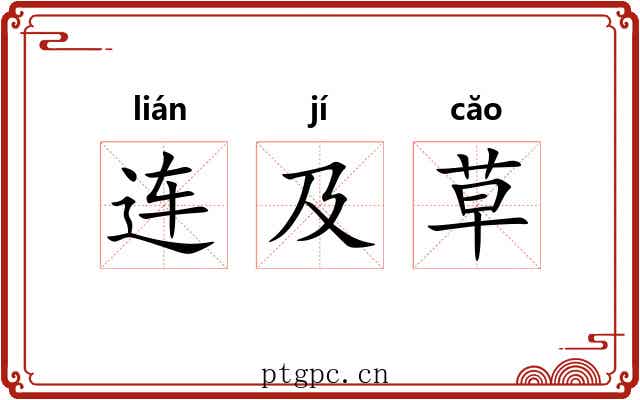 连及草 连及草