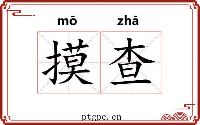 摸查