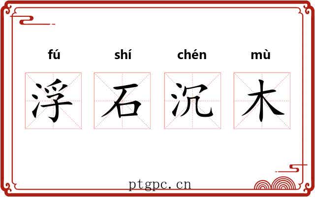 浮石沉木 浮石沉木