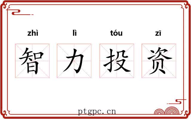 智力投资 智力投资