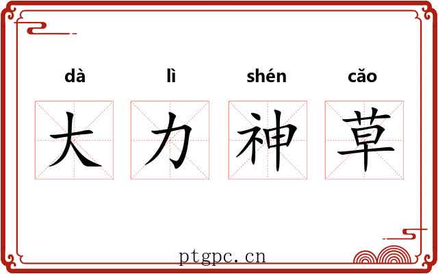 大力神草