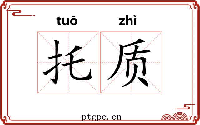 托质 托质