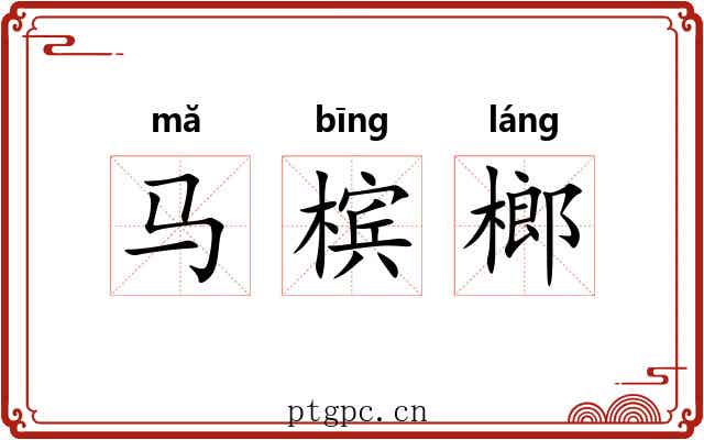 马槟榔