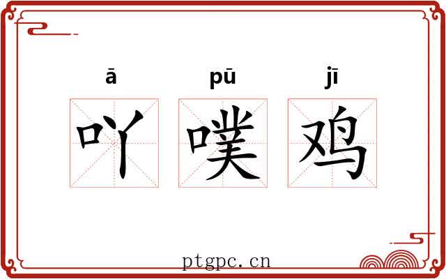 吖噗鸡