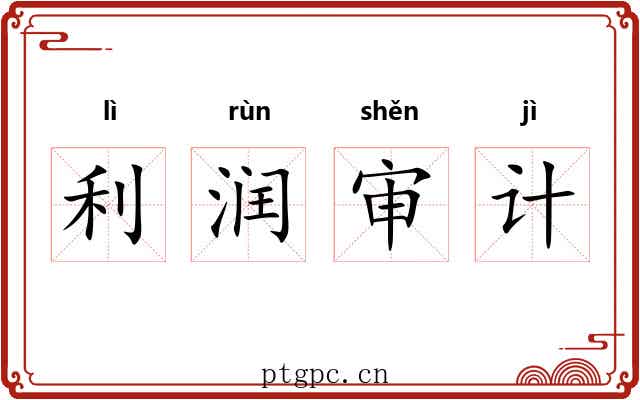 利润审计 利润审计