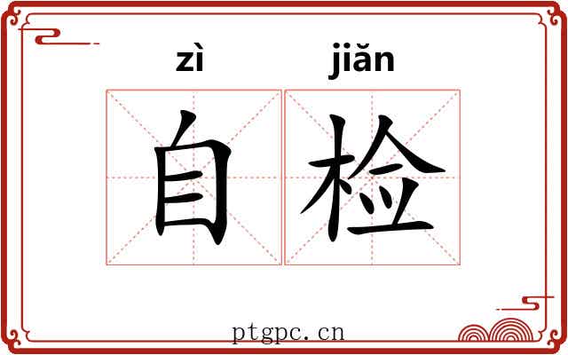 自检