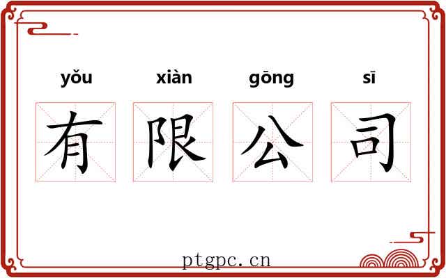 有限公司 有限公司