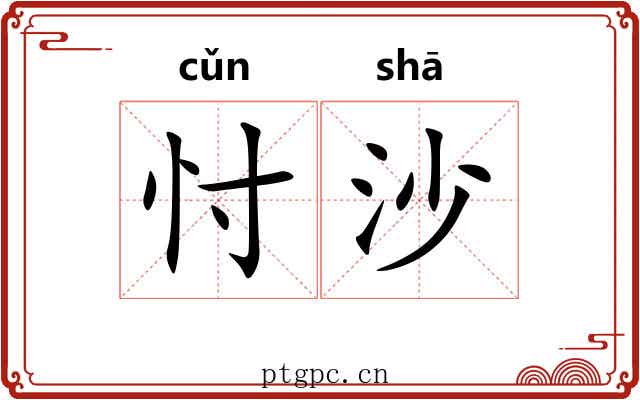 忖沙