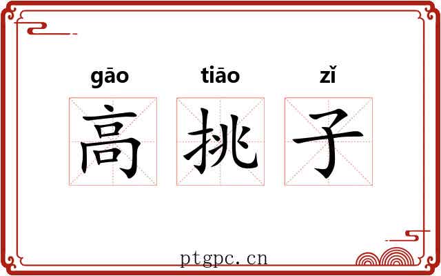 高挑子