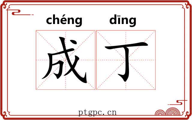 成丁