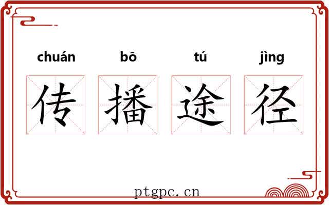传播途径 传播途径