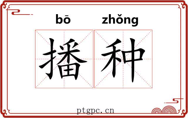 播种 播种