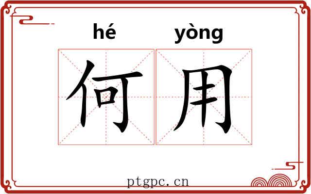 何用 何用