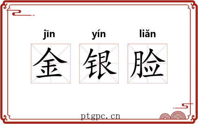金银脸