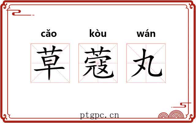 草蔻丸