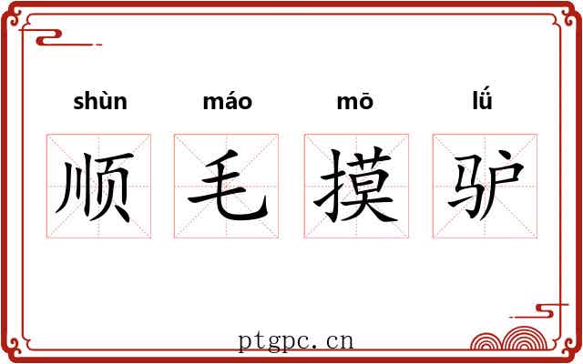 顺毛摸驴