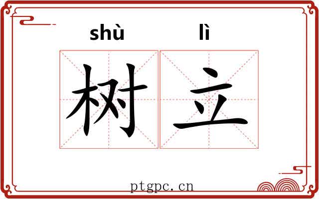 树立