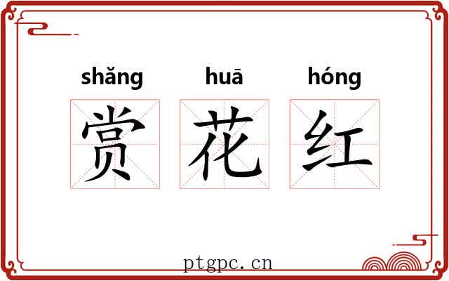 赏花红