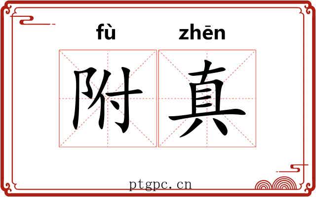 附真