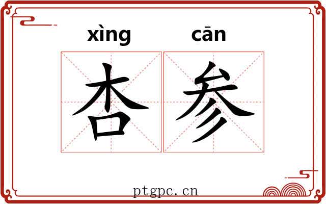 杏参