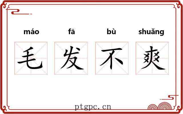 毛发不爽 毛发不爽