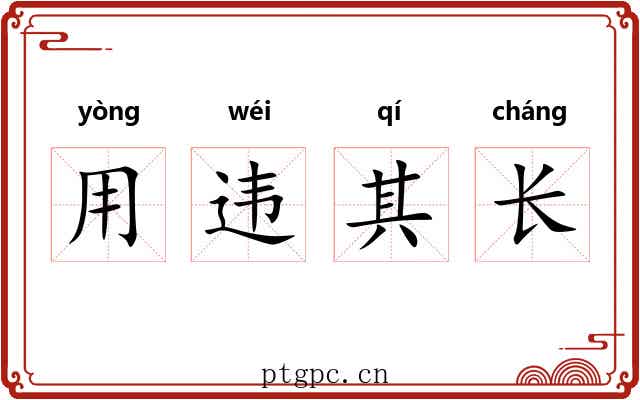 用违其长