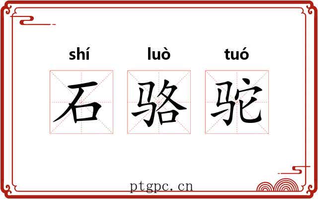 石骆驼