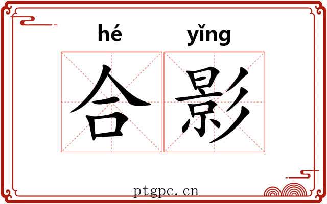 合影