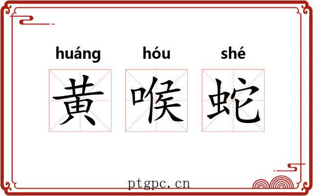 黄喉蛇