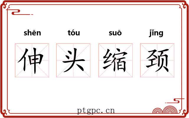 伸头缩颈 伸头缩颈