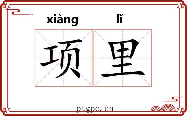 项里