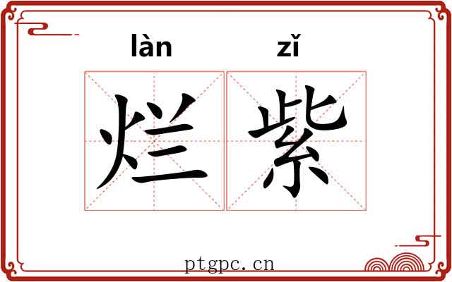 烂紫 烂紫