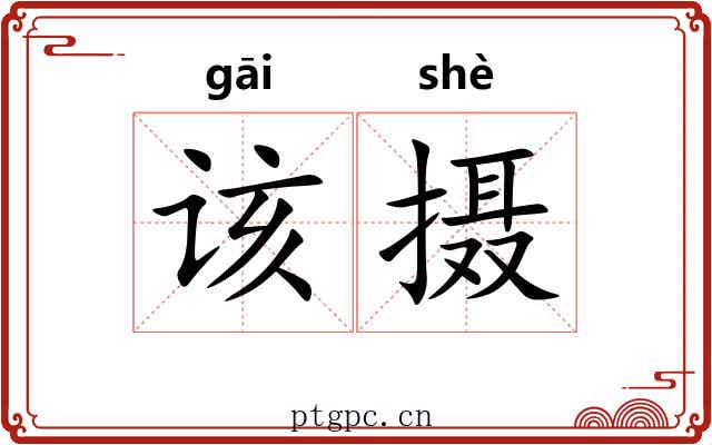 该摄