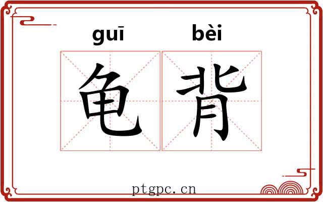 龟背 龟背
