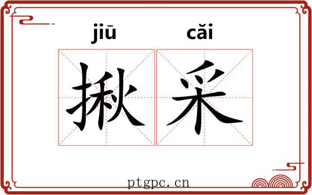 揪采