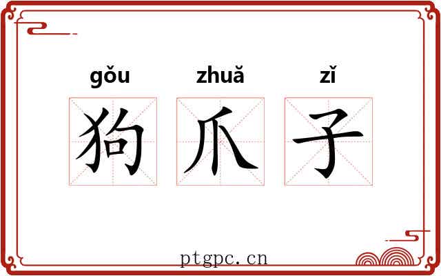 狗爪子