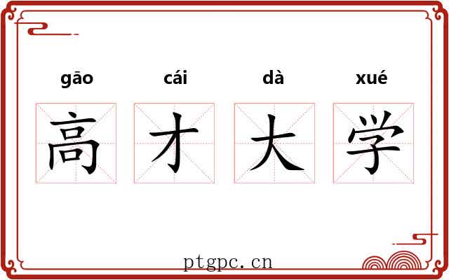 高才大学