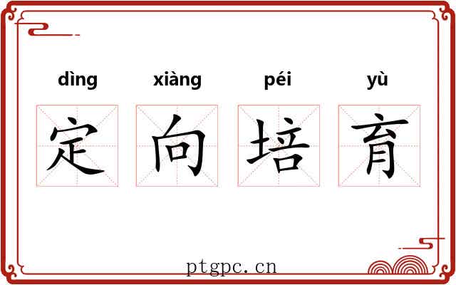 定向培育