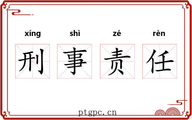 刑事责任