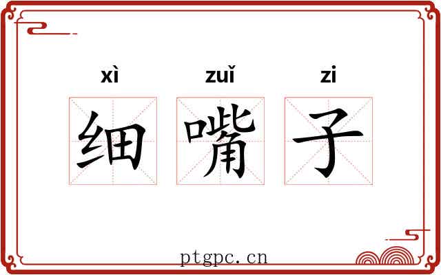 细嘴子