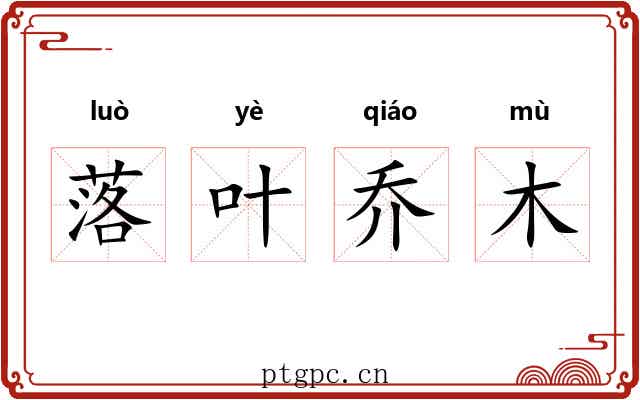 落叶乔木