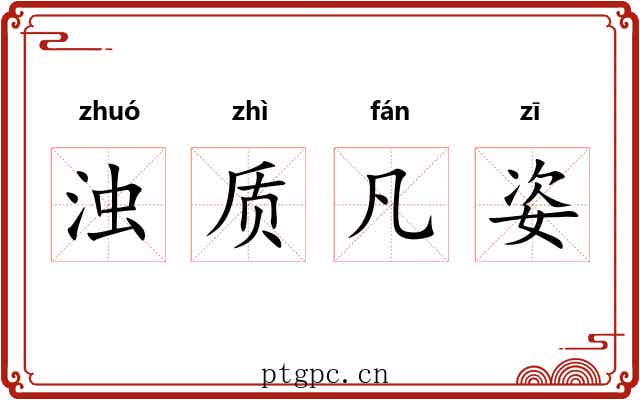 浊质凡姿 浊质凡姿